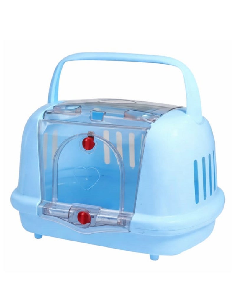 🐾 2-in-1 Box 🐈 Transport 🐕 and Pet House 💥 with a transparent door and excellent ventilation – suitable for cats and small animals - Image 1